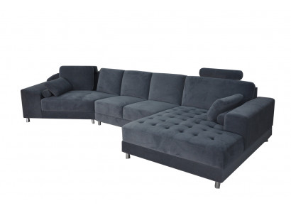 Moderne Textil Sofa Eckcouch Polster Wohnzimmer LForm Wohnlandschaft USB Ecksofa