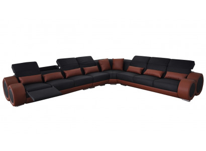 Design Eck Couch Polster Sofa Leder Sitz Garnitur Moderne Sofas Sitz Neu Couchen