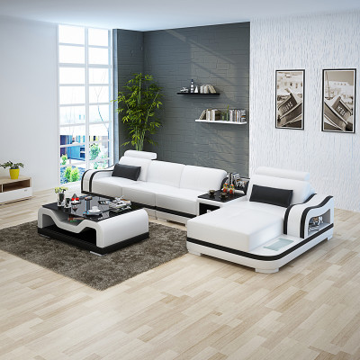 Luxuriöses Leder Ecksofa L-Form Moderner Charme für Ihr Wohnzimmer