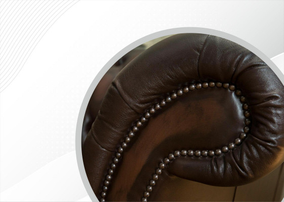 xxl Big Sofa Couch Chesterfield 265cm Deko Polster Sofas 4 Sitzer Leder