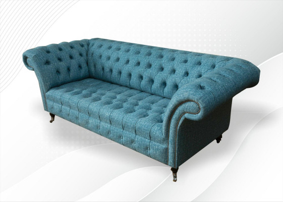 Chesterfield Couch Sofa Polster 3 Sitzer Deko Couchen Sitz Garnitur Sofas