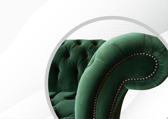 Chesterfield 3 Sitzer Sofas Polster Sitz Couch Sofa Garnitur Big Couchen