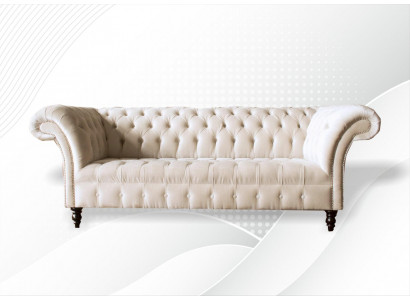 Chesterfield 3 Sitzer Neu Polster Sitz Couch Sofa Garnitur Big Couchen