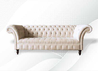 Chesterfield 3 Sitzer Neu Polster Sitz Couch Sofa Garnitur Big Couchen