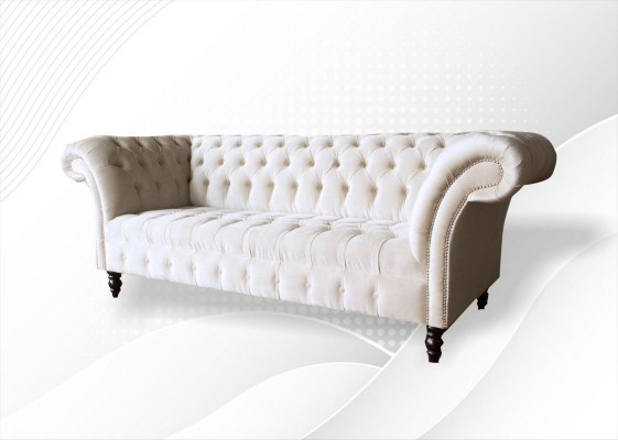 Chesterfield 3 Sitzer Neu Polster Sitz Couch Sofa Garnitur Big Couchen
