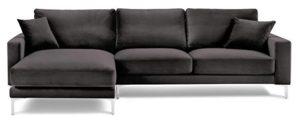 Sofas Italienische Möbel Schwarz Ecksofa Wohnzimmer Design Couchen Polster Sofa