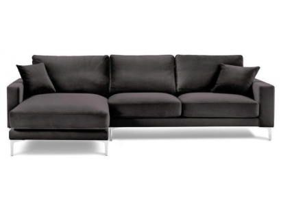 Sofas Italienische Möbel Schwarz Ecksofa Wohnzimmer Design Couchen Polster Sofa