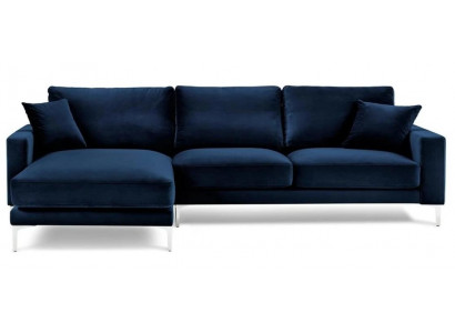 Ecksofa Blau Wohnlandschaft Couch Eckgarnitur Polster Italienische Möbel Design