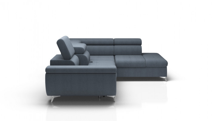 Stoff L-Form Couch Wohnlandschaft Ecksofa Garnitur Dekor Modern Design Sofa