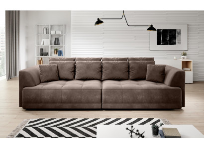 Schlafsofa 4er Sitz Sofas Zimmer Möbel Big xxl Couch Polster Design Sofa Couchen