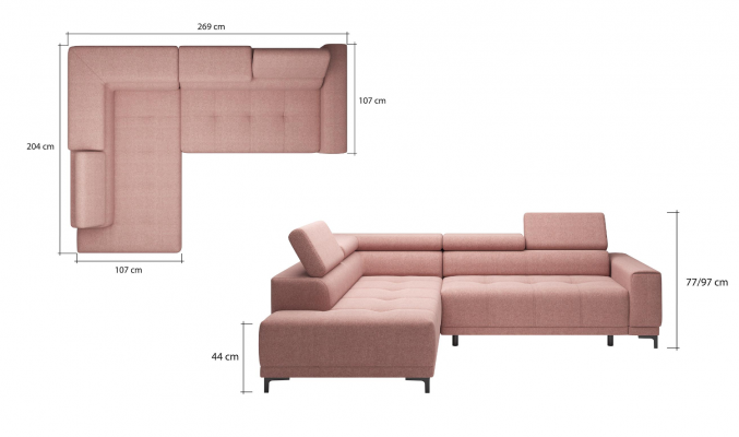 Sofas Stoffsofa Couch Wohnlandschaft Sofa Sitz Design Esk Ecksofa L-form Modern