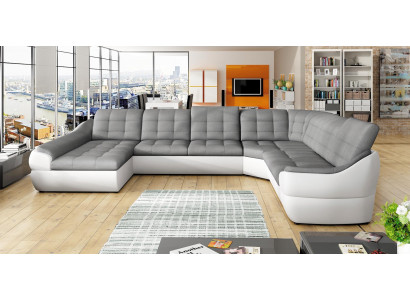 Stilvolles Modern Sofa Schlafsofa Wohnlandschaft Ecksofa U Couch NEU