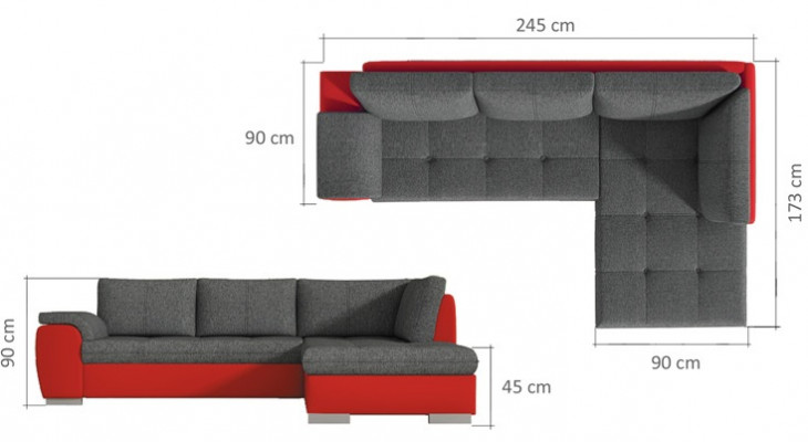 Couch Eck Sofa Eck Garnitur Ecke Landschaft Polster Design Wohn L Form Schlaf