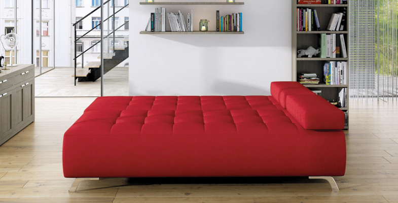 Sofa Schlafsofa Designer 3 Sitzer Sofa mit Bettfunktion + Bettkasten Couch NEU