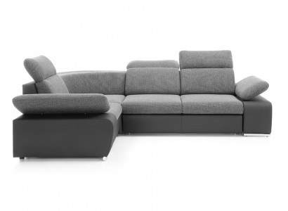 Design Ecksofa Couch Leder Polster Multifunktion Sofas Wohnlandschaft