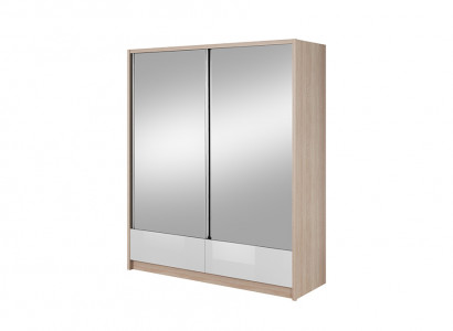 Garderobe Aufbewahrung 180cm Regal Schrank Archiv Dekorative Schiebetüren