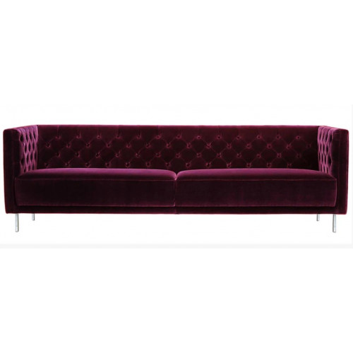 Violett Chesterfield Wohnzimmer Modern Design Sofa Italienische Stil Möbel Möbel