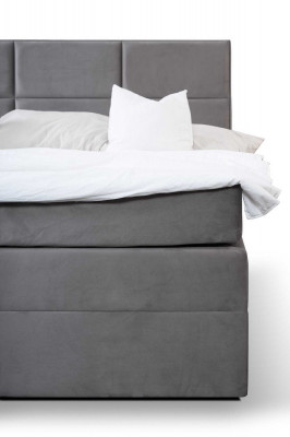 Doppel Bett Gepolsterte Betten Stoffbett Design Luxus Möbel 180x200 Bettrahmen