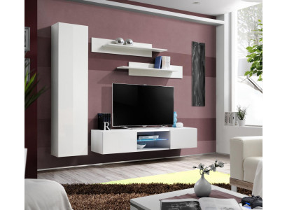 Luxus Wohnzimmer Wohnwand Set 4tlg Wand Regale Schrank Designer Wandschrank