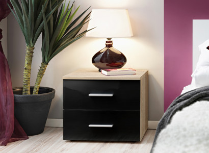 Wohnzimmermöbel Luxus Designer Nachttisch Moderne Schwarz Schlafzimmer