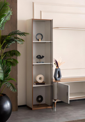 Wohnzimmer Wohnwand TV-Ständer Regal Luxus Design Set 4 tlg Modern Möbel Neu