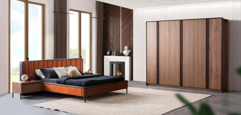 Modern Betten Luxus Orange Schlaf Zimmer Neu Bett Design Luxus Doppel Hotel
