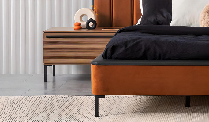 Modern Betten Luxus Orange Schlaf Zimmer Neu Bett Design Luxus Doppel Hotel