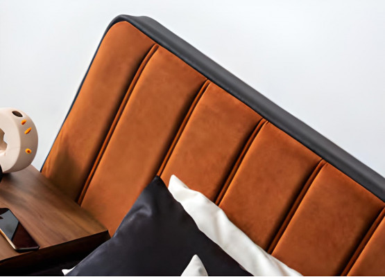 Modern Betten Luxus Orange Schlaf Zimmer Neu Bett Design Luxus Doppel Hotel