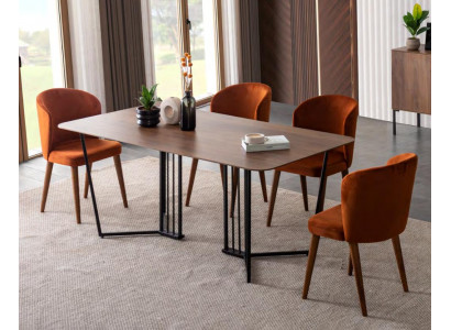Edelstahl Esstisch Esszimmer Wohnzimmer Moderne Tische Design Metall neu