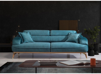 Modern Sofa Dreisitzer Couch Wohnzimmer Einrichtung Polster Sitz Luxus Möbel