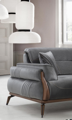 Sofa Dreisitzer Wohnzimmer Luxus Polstersofas Designer Couch Neu Einrichtung