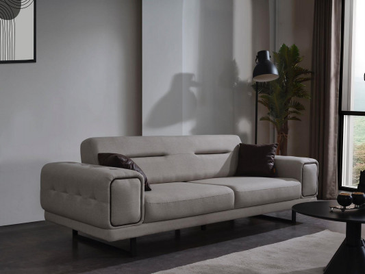 Modern Dreisitzer Sofa Wohnzimmer Einrichtung Luxus Sofas Couch Design Neu