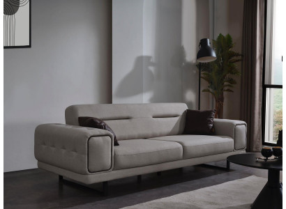 Modern Dreisitzer Sofa Wohnzimmer Einrichtung Luxus Sofas Couch Design Neu