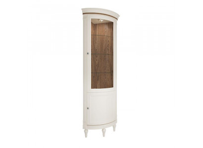 Eck Vitrine Vitrine Schrank Vitrinen Wohnzimmer Schau Schränke Design Holz Neu