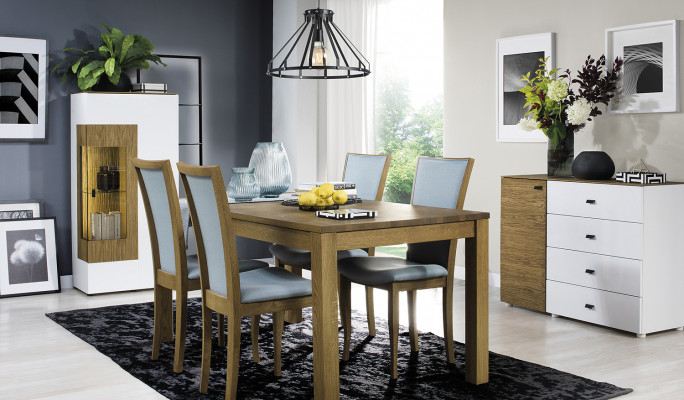 Set 4x Stuhle Luxus Design Polster Massiv Holz Büro Office Esszimmer Stühl Sitz