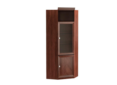 Eckschrank Schrank Holzschrank Bücherschrank Schrankkommode Büro Kleiderschrank