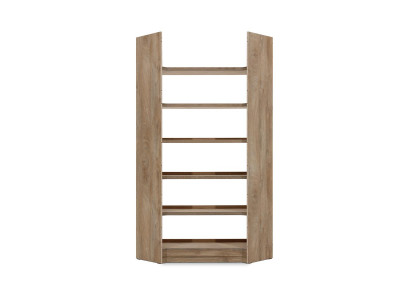 Eckregal Regal Schrank Wohn Zimmer Wand Schränke Büro Regale Luxus Neu