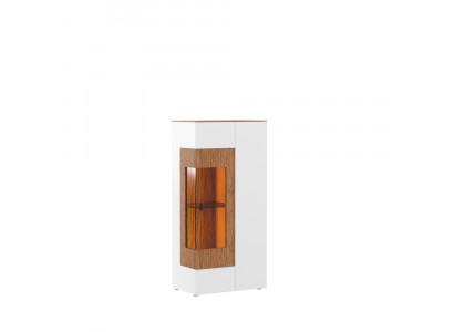 Moderne Vitrine Glas Schrank Wohnzimmer Schaufenster 1türige Design Vitrinen neu
