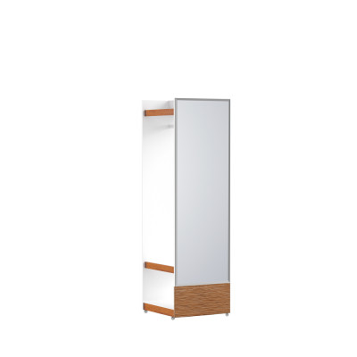 Garderobe Spiegel Schrank Schlafzimmer Schwebe Türen 55 cm Kleider Schränke neu