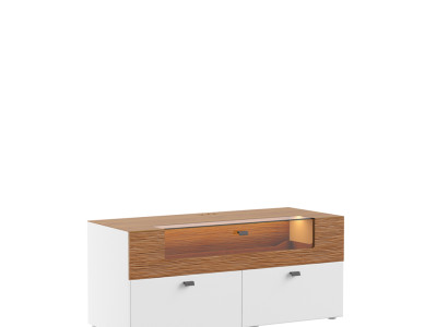 Sideboard TV Lowboard RTV xxl Schrank Tisch Moderner Wohnzimmer Holz 125x55cm