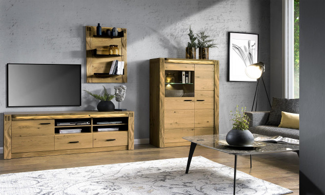 RTV Sideboard Schrank Kommode Kommoden Holz Low Board Regal tv Regale Regal Neu