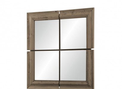 Wandspiegel Holzrahmen Spiegel Möbel Neu 105*105cm Glas Rahmen Wand xxl moderner