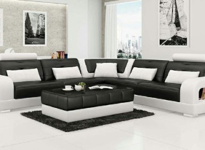 LEDERSOFA SOFA ECKCOUCH ECKSOFA SOFAGARNITUR DESIGNER COUCH WOHNLANDSCHAFT
