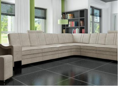 Stoffcouch Textil Polster Eckcouch Couch Sofa Ecksofa Wohnlandschaft