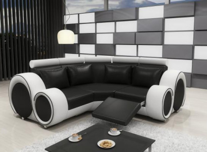 Ecksofa Sofa Couch BERX Polster Wohnlandschaft Leder Eck Sofas Garnitur L Form