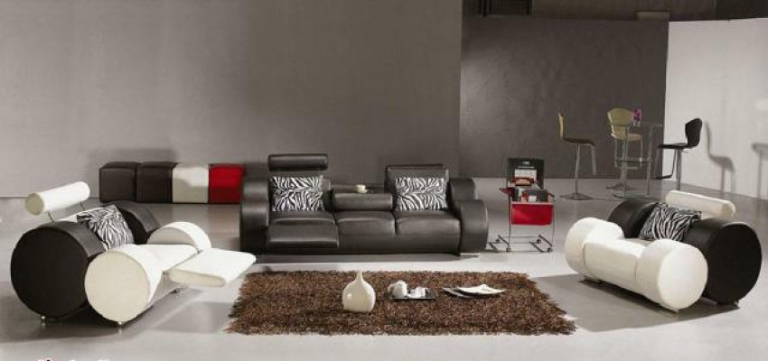 LEDERSOFA LEDER COUCH GARNITUR 3+2+1 SITZER POLSTERGARNITUR DESIGNER SOFA NEU