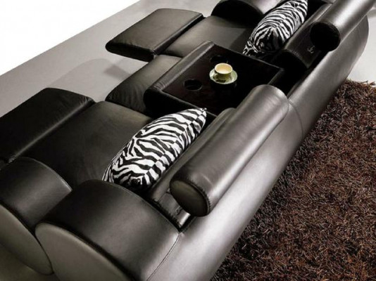 LEDERSOFA LEDER COUCH GARNITUR 3+2+1 SITZER POLSTERGARNITUR DESIGNER SOFA NEU