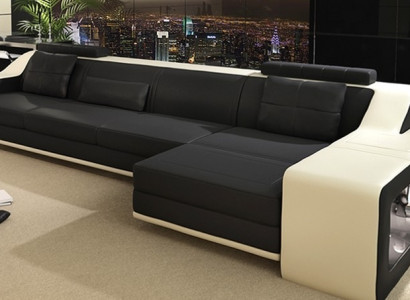 Design Ecksofa Sofa Couch Polster Sitz Eck Garnitur Sofas Leder Textil