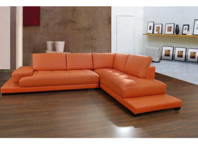 Wohnlandschaft Polster Ecke Eck Sofa Couch Garnitur Landschaft Leder Neu 1060