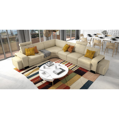 Eleganz für Ihr Zuhause Neues L-Form Ecksofa in modernem Beige